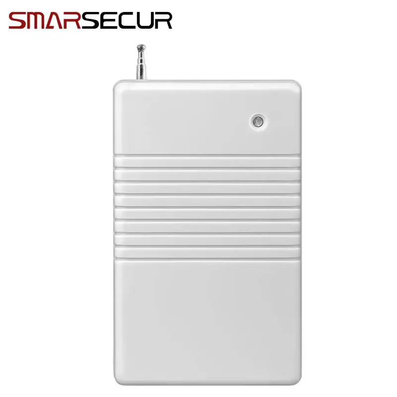 

SMARSECUR 433MHz Wireless Signal Repeater Transmitter Signal Expander Extender for Home Security H6 Alarm System