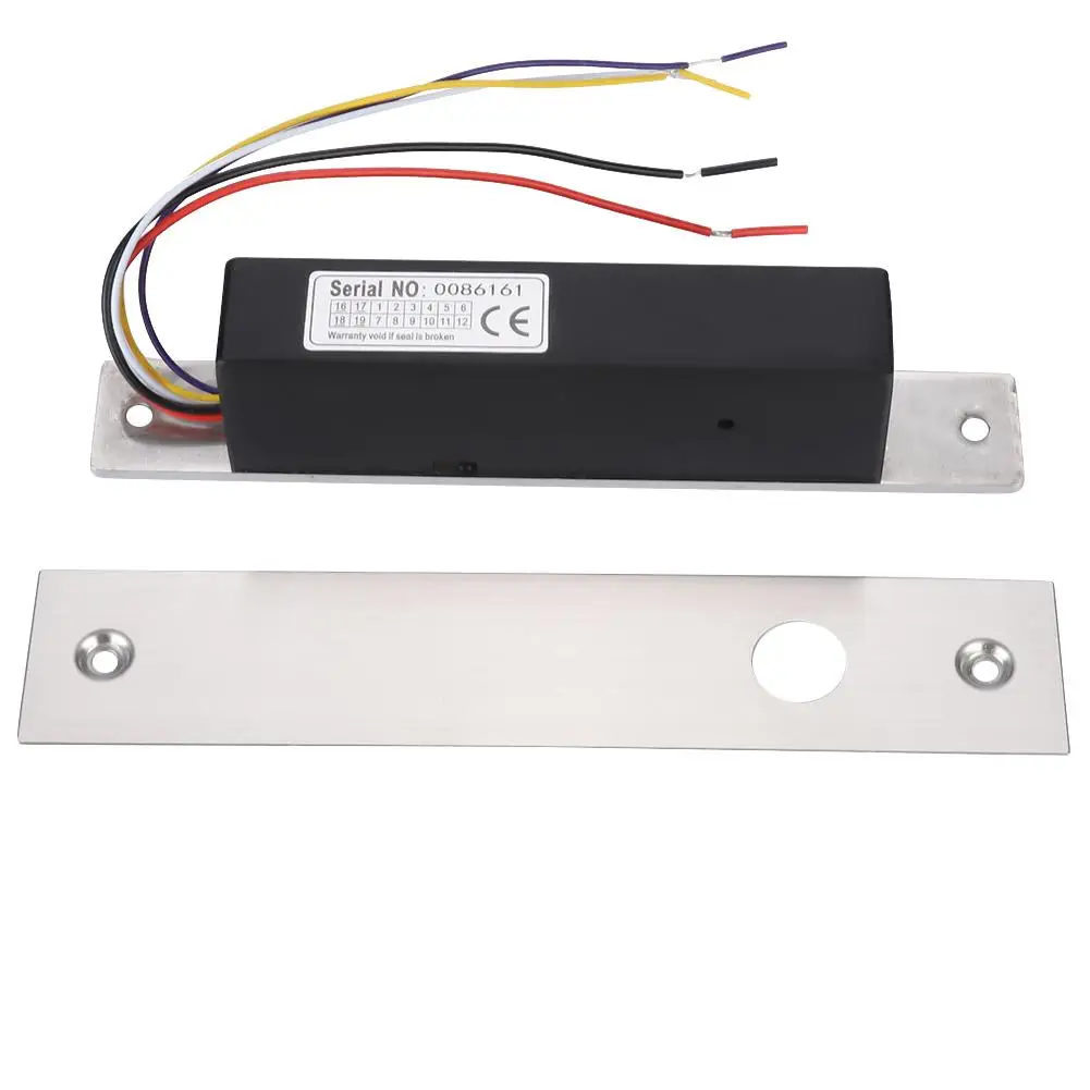 DC 12 V/24 V 1000KG водонепроницаемый однодверный электромагнитный замок Электрический магнитный замок для система контроля допуска к двери