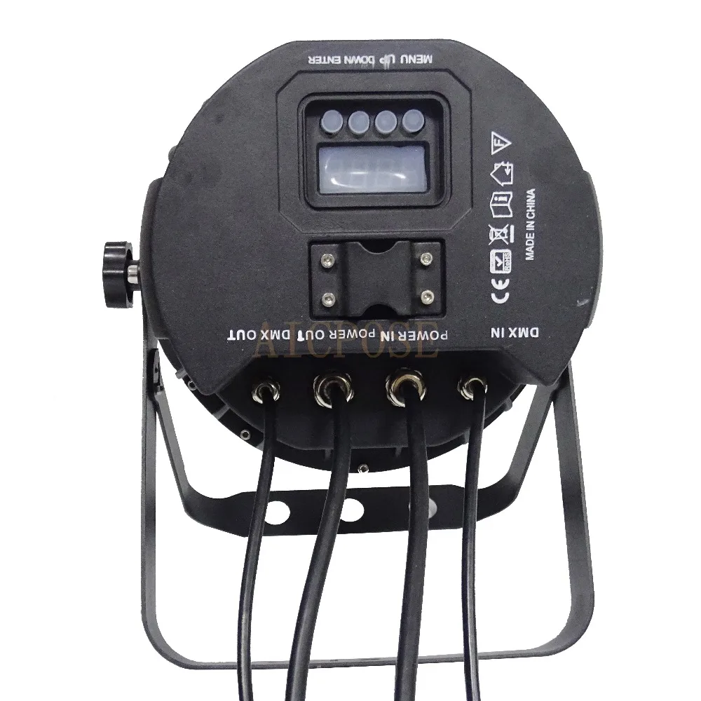 2 шт./лот Zoom Par Light 18x12 W IP65 водонепроницаемая светодиодная лампа RGBW 4 в 1 сценическая