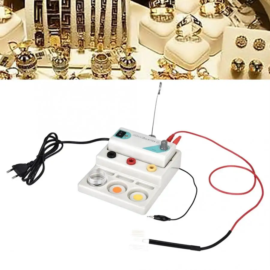 

Professional Silver Gold Plating Pen Machine Jewelry Plating Electroplating Pen Jeweler Processing Making Tools 220V EU Plug