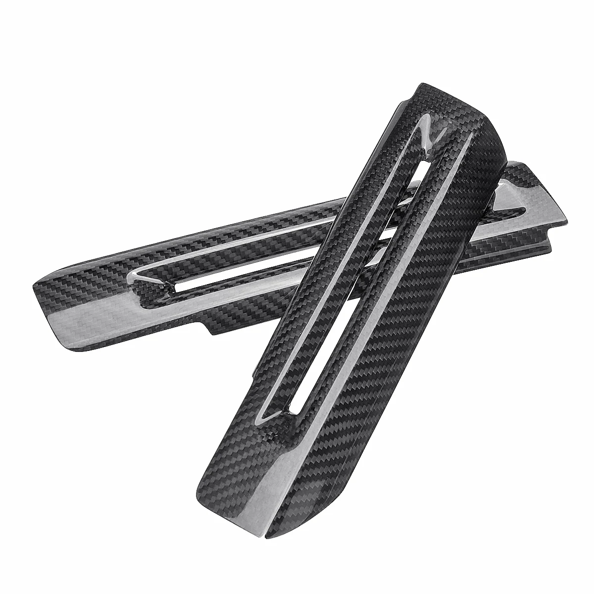 

Car Styling Interior Door Armrest Decor Covers Trim Carbon Fiber Stickers for Ford for Mustang 2015-2018 Accessories