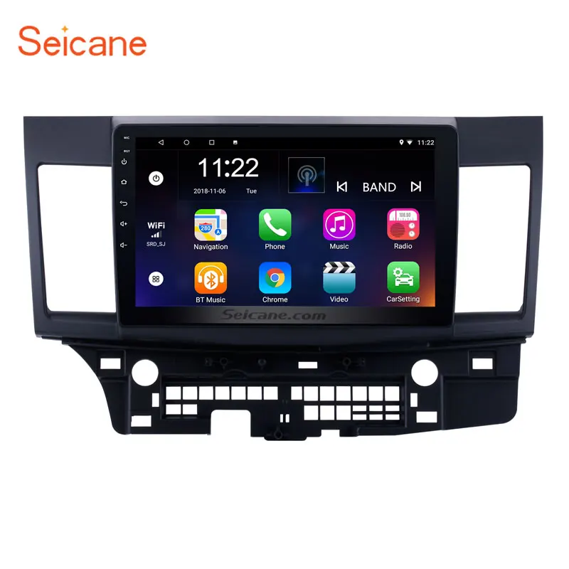 Top Seicane Android 8.1/9.0 Quad Core Car Stereo 10.1"GPS Navigation Car Radio Player for 2008-2015 Mitsubishi Lancer-ex with FM 0 Top Seicane Android 8.1/9.0 Quad Core Car Stereo 10.1"GPS Navigation Car Radio Player for 2008-2015 Mitsubishi Lancer-ex with FM 0