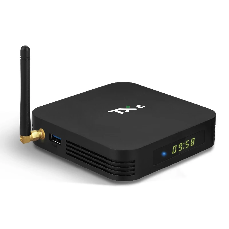 5 шт./партия TX6 Android 9,0 Smart tv BOX Allwinner H6 четырехъядерный DDR3 4GB 32GB BT 4,1 USB 3,0 2,4G/5 GHz Wifi 4K медиаприставка