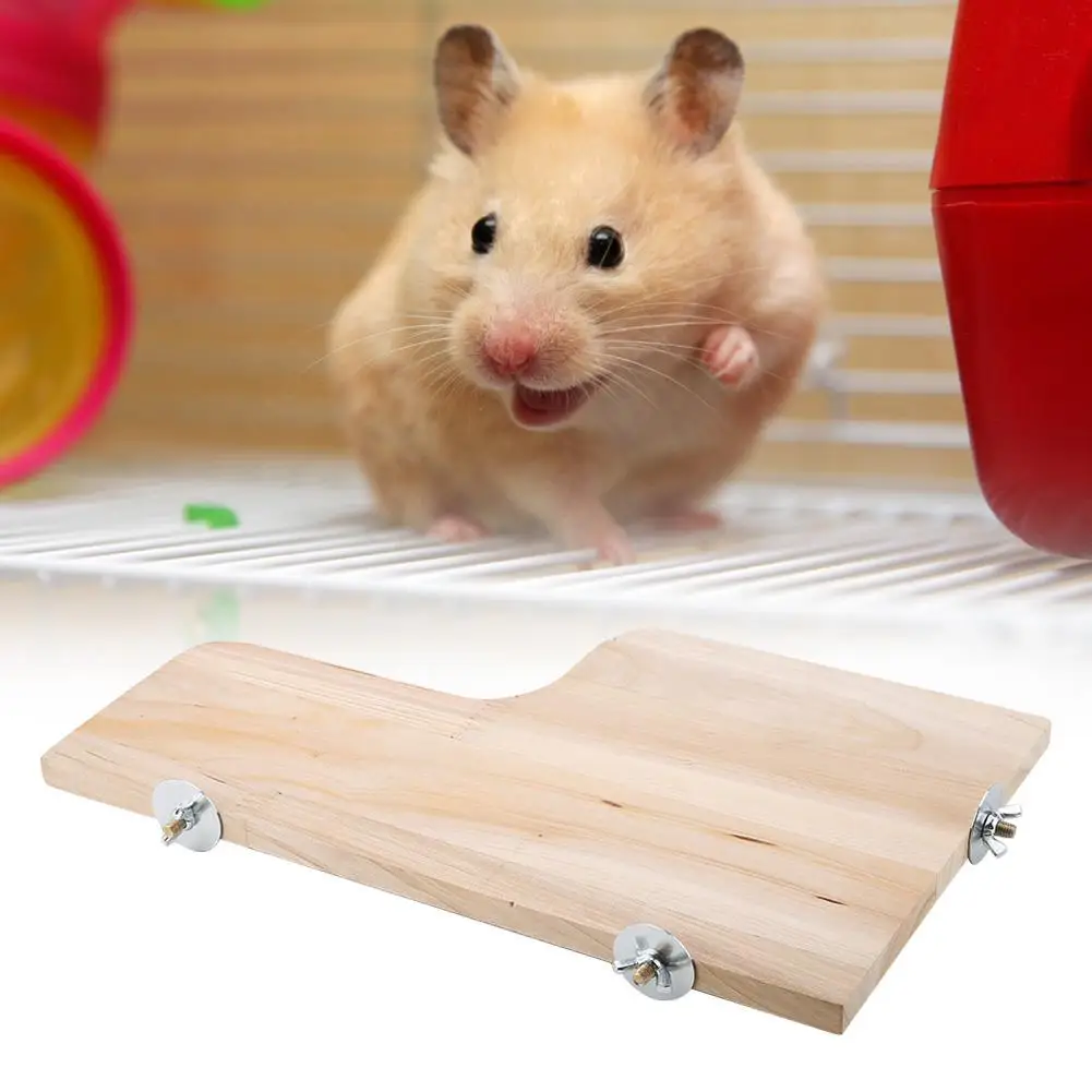 Planeador de az/úcar Gerbil-Azul POPETPOP Hamster Toys Lookout-Animal Plataforma de Madera-Hamster Plataforma con Kits de Escalada para Rata h/ámster Sirio Chinchilla