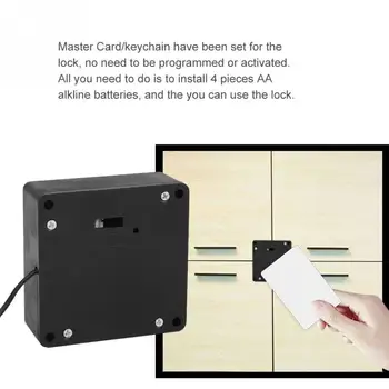 

cerradura inteligente Home Office RFID Smart Drawer Lock Intelligent Cabinet Lock Electronic Invisible Reader keyless Lock