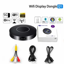 Q1 Miracast Tv Stick Wi-Fi Дисплей программный ключ HDMI 1080 p Tv Stick Wi-Fi Дисплей приемник ключа для Ios Andriod Windows