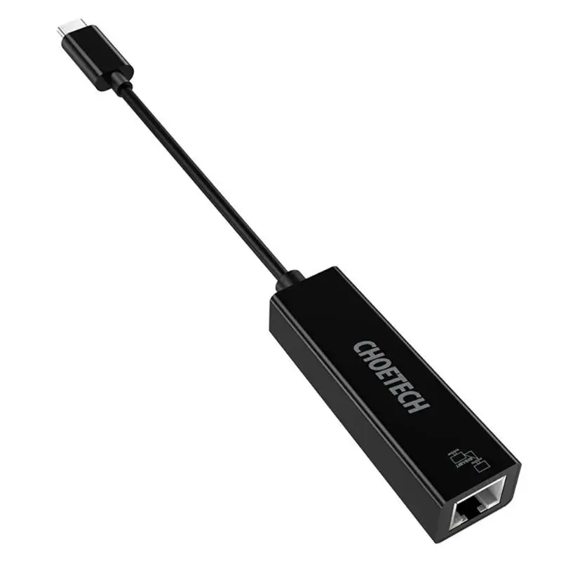 Choetech Тип usb C RJ45 сетевой адаптер 10 м/100 м/1000 Мбит/с Gigabit Ethernet карты для MacBook с