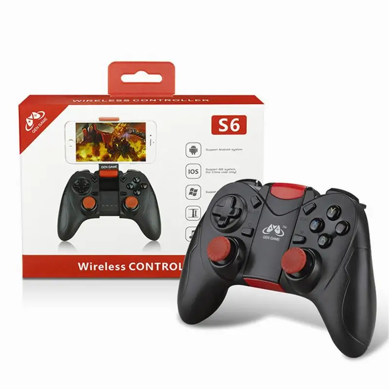 

GEN GAME S6 Gamepad Bluetooth Game Controller Wireless PC Joystick Cellular Phone Usb Joystick For PC/IOS/Android/TV