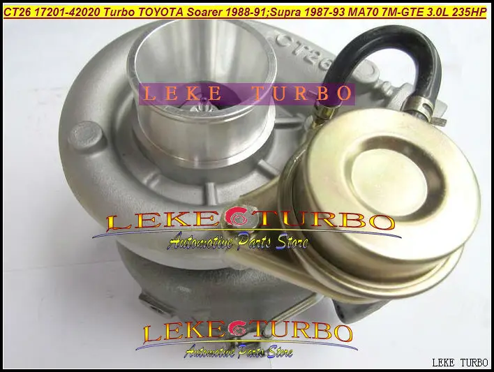 CT26 17201-42020 Turbo Turbine Turbocharger For TOYOTA Soarer 1988-91 Supra Turbo 1987-93 MA70 7MGTE 7M-GTE 3.0L 235HP (5)