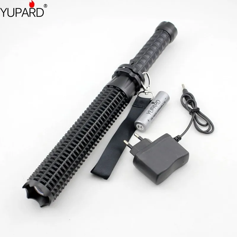 Мощный светодиодный фонарик YUPARD 18650 XM L2 для самообороны патруль мощный