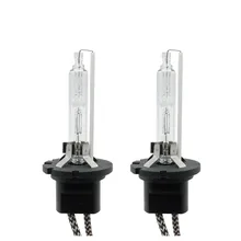 2pcs 55W D2H super Bright fast start metal base HID xenon bulb with wire suit for Bi-xenon projector lens headlight 5500K 6500K