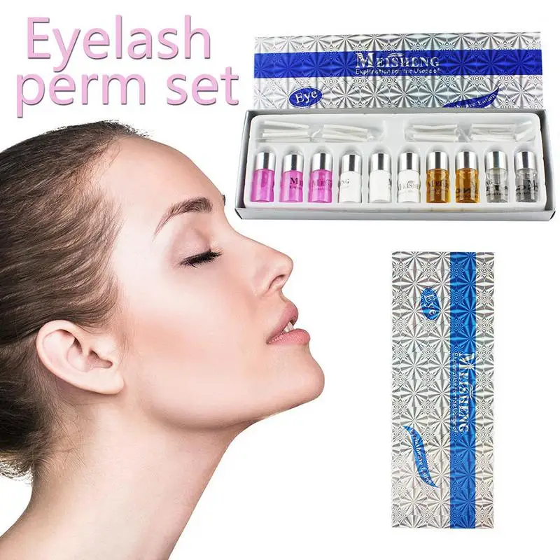 

10 Bottles/ Set Professional Portable Beauty Eyelash Curl Curly Hair Perm Eyelash Perm Eyelash Curler Set For Beauty Gift