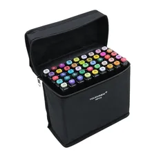 TOUCHFIVE маркер ручка комплект, 30 Вт, 40/60/80/168 Цвет Маркеры маркер для рисования с двумя головками рисунок художественная кисть ручки на спиртовой основе