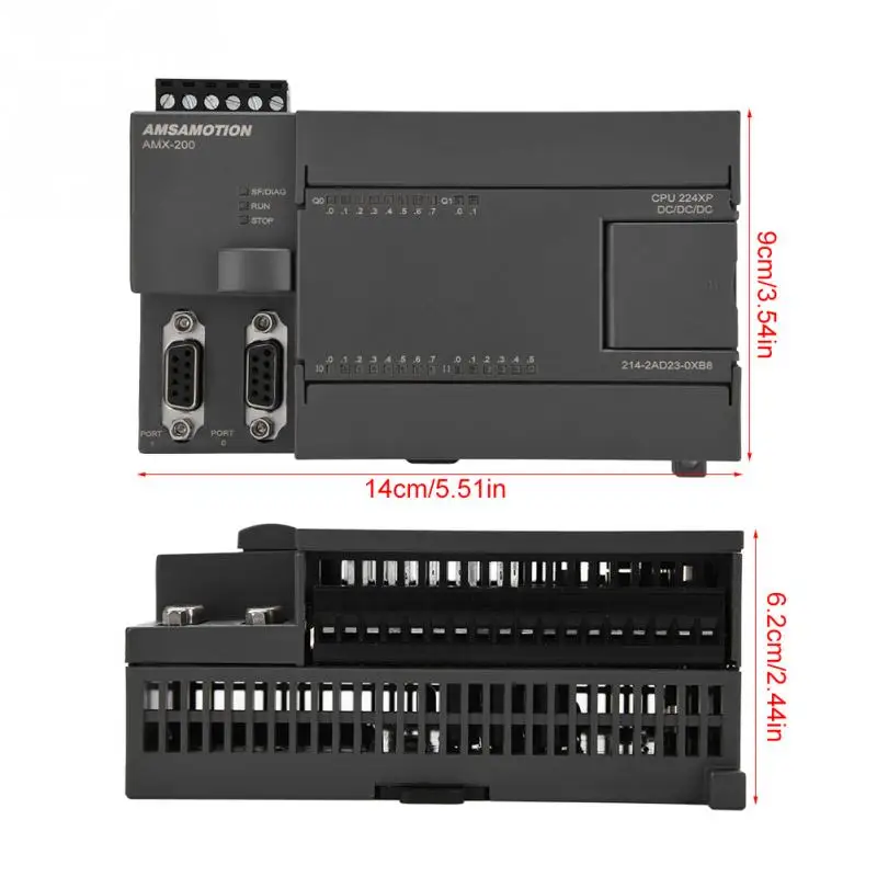 Горячая PLC S7-200 CPU224XP программируемый логический контроллер 24V