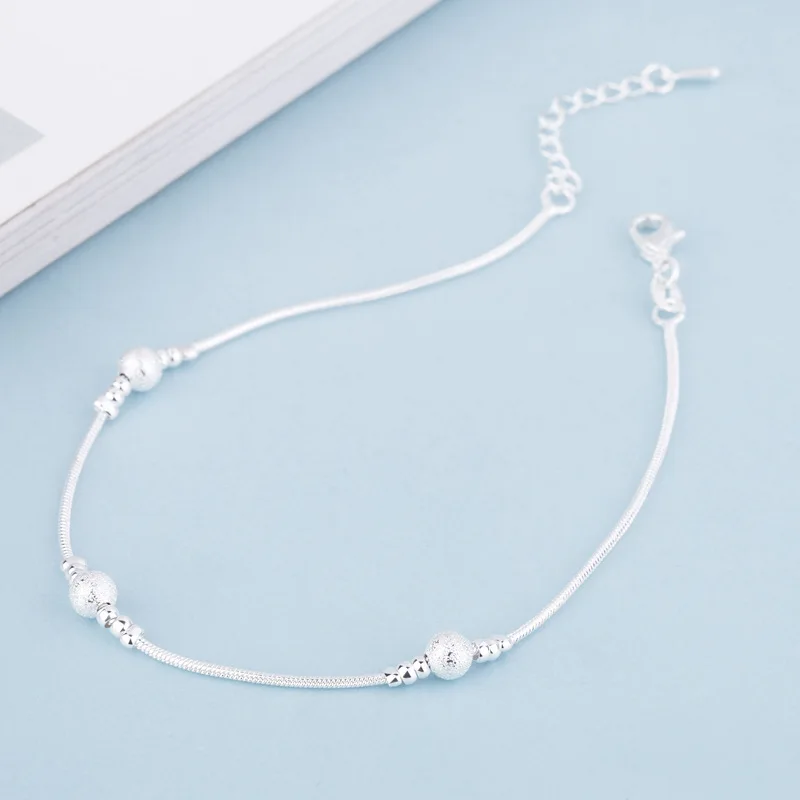 Новая модная Корейская версия Круглый браслет на ногу из бисера fine Jewelry хрустальные бусины ножной браслет для Для женщин девочек ножной браслет на ногу