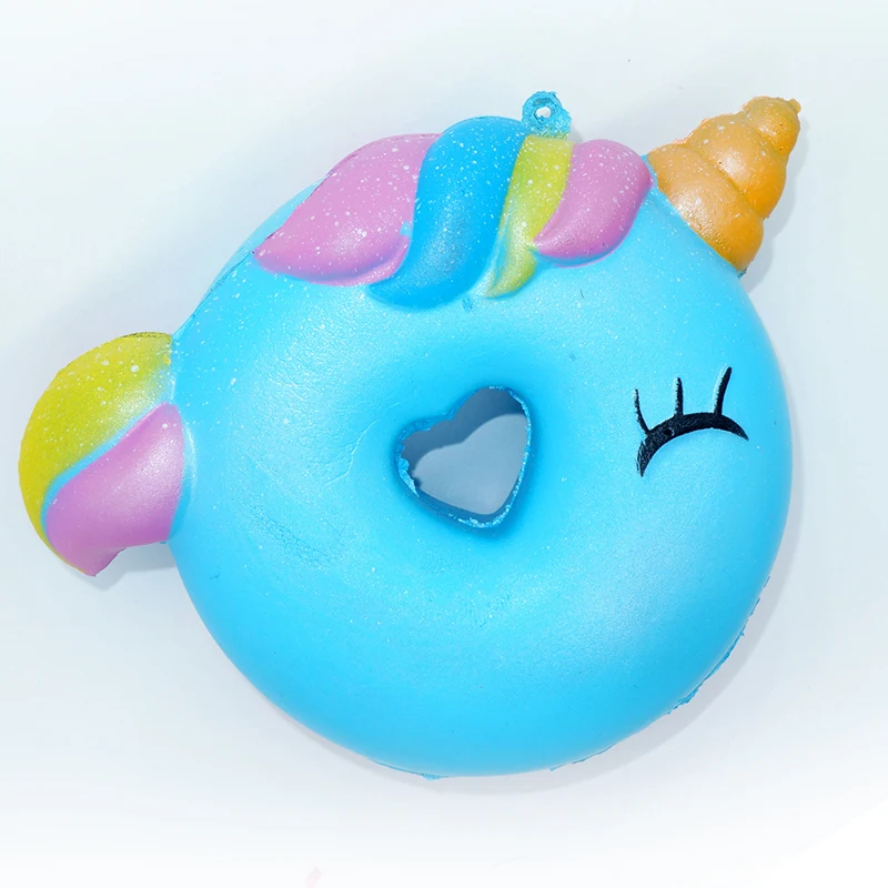 jumbo Cute Fruit Smiley Donut Squeeze Soft Squishy Slow Rising Simulation Sweet Scented Stress Relief for 3