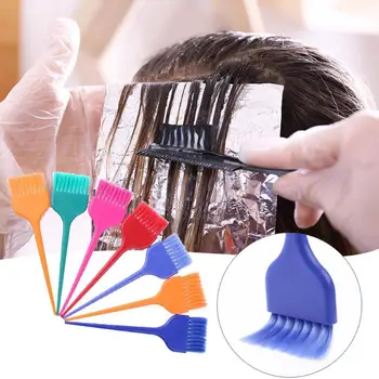 

7pcs Hair Color Brushes Pro Colorful Hair Dye Brushes Kit Coloring Barber Hairdressing Brush S/M/L/XL 2019 Styling tool