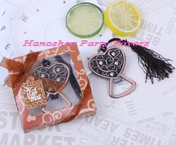 

(10 Pieces/lot) Event and Party favors of Heart shaped Bottle opener gift for Bridal showers and antique wedding gifts