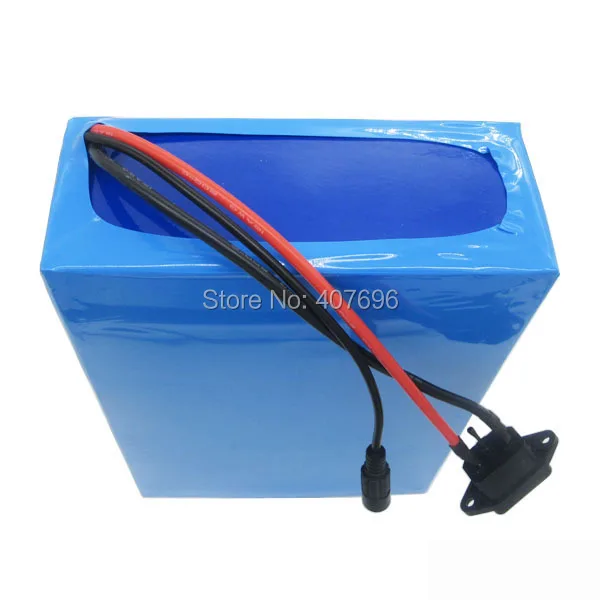 Clearance Free customs duty 44.4V 12S 2000W lithium ion battery 44V 25AH electric bike battery with INR 35E Cell 50A BMS 50.4V 2A Charger 4