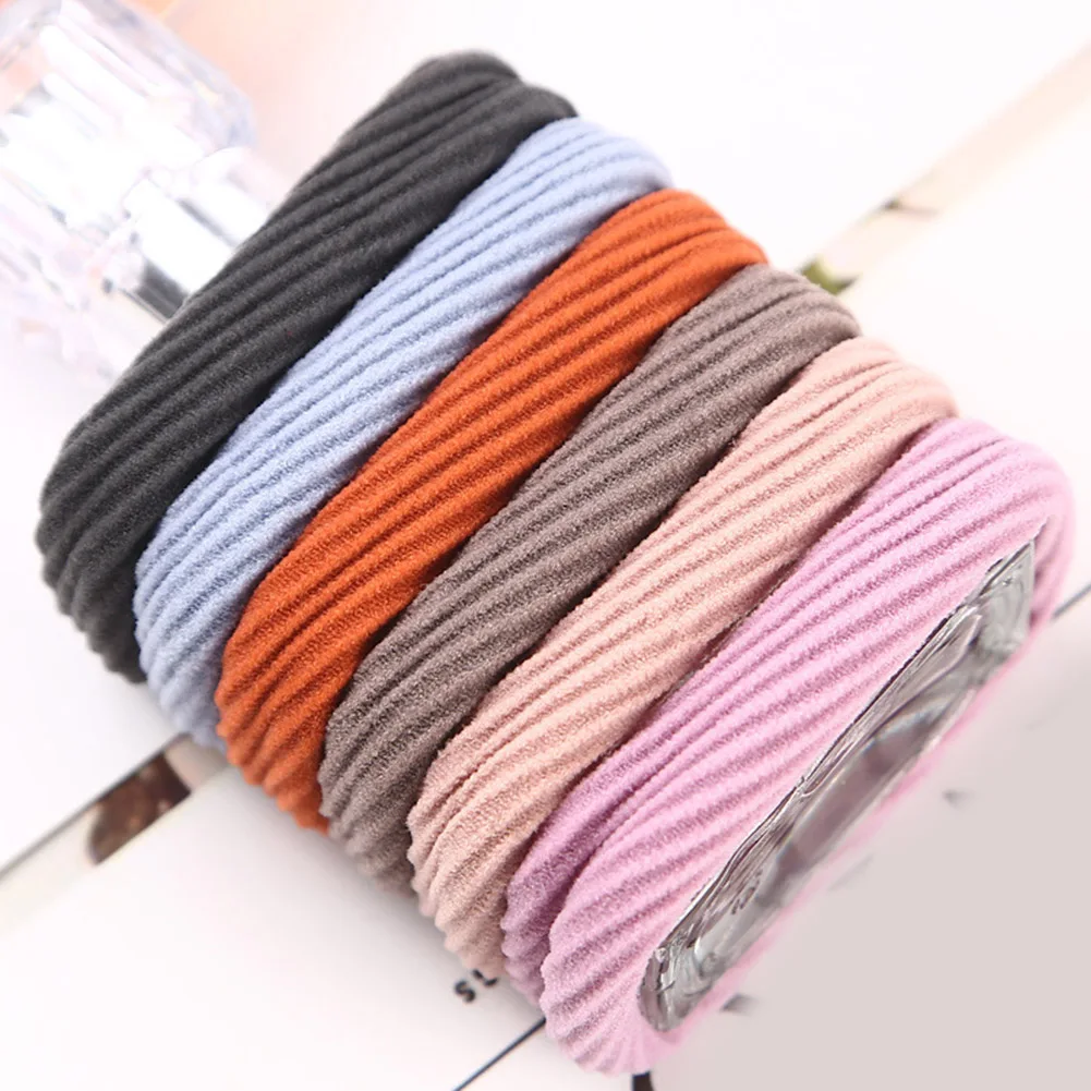 YJSFG HOUSE Fashion Elastic Hair Bands Seamless Rubber Band Ponytail