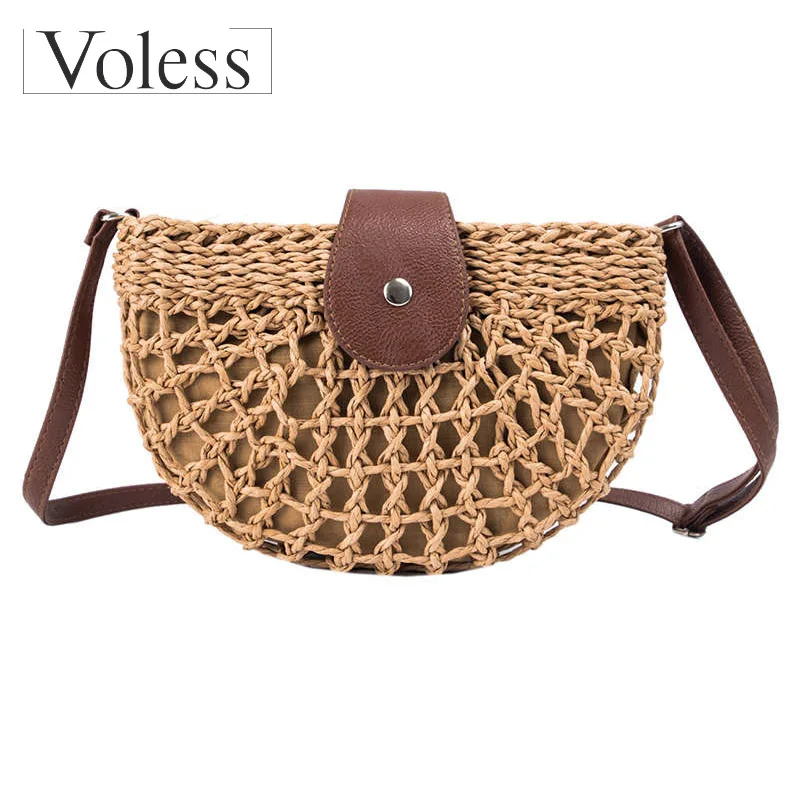

Hot Sale Bags for Women 2019 Handbags Women Summer Rattan Bags Handmade Woven Beach Circle Handbag New Fashion Bolsa Feminina