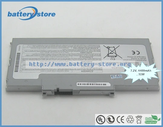 

FREE SHIP 7.2V ,30W, Silver Genuine battery CF-VZSU85JS, CF-VZSU81,CF-VZSU81JS, CF-VZSU85 for Panasonic Toughbook CF-AX3 ;