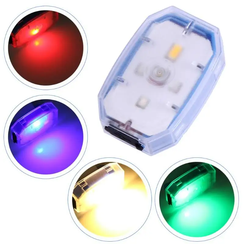 

Mini USB Rechargeable Bicycle Cycling Warning Light Night Running Arm Light LED bike Warning light Bicycle Accessories