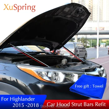 

For Toyota Highlander 2007-2019 2TH 3TH Car Bonnet Hood Support Hydraulic Rod Strut Bars Lift Spring Shock Bracket Car Styling