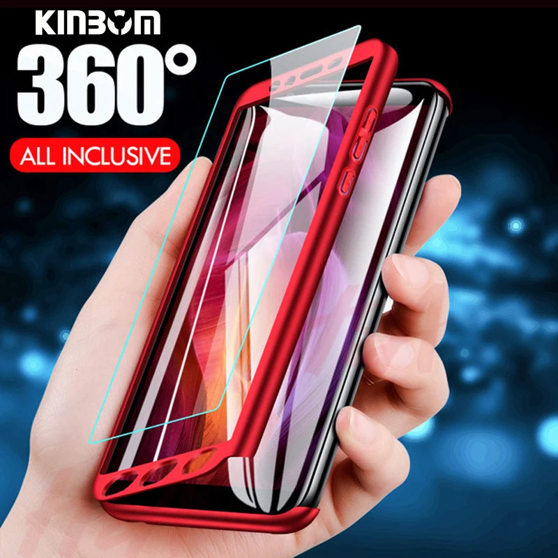 KINBOM для Xiaomi Redmi 6 5 5a 6plus 360 полная защита чехол 4 плюс 4X Note 4/Note 6pro Note7 телефона |