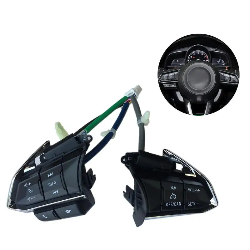 

Multi-function Steering Wheel Switch Audio Bluetooth Cruise Control Switch Button For Mazda 3 Axela Atenza CX5 CX-4 CX-5