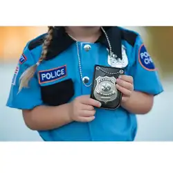 Новинка 2019 года Америка полиция ролевые игры наряжаться ролевые игры полиции специальный значок с цепочкой и ремешками