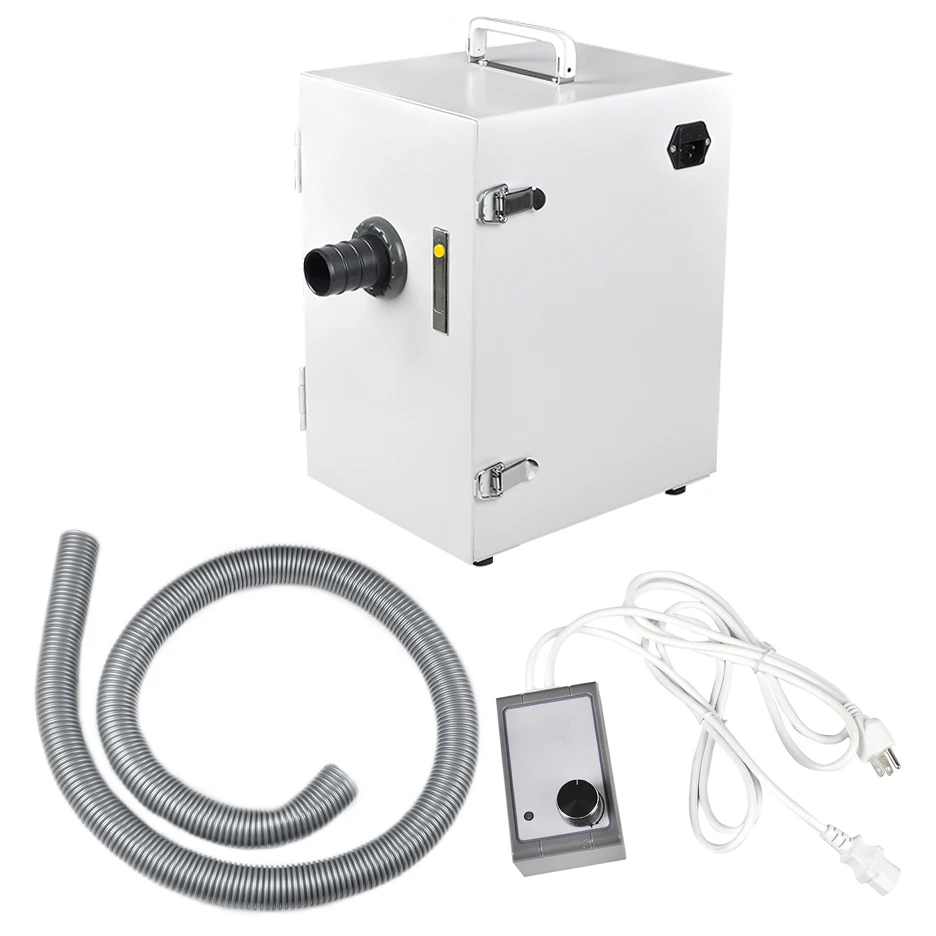Dental Lab Digital Single Row Dust Collector Vacuum Cleaner 370W for