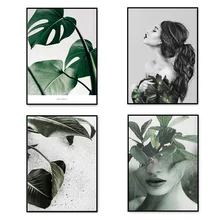 Watercolor Plant Leaves Poster Print Canvas Painting For Living Room Wall Picture Nordic Green Plants Home Decor No Frame Watercolor Plant Leaves Poster Print Canvas Painting For Living Room Wall Picture Nordic Green Plants Home Decor No Frame