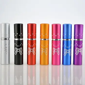 

500pcs 5ml Mini Perfume Atomizer Container With Printing Butterfly Empty Cosmetic Spray Glass Containers new