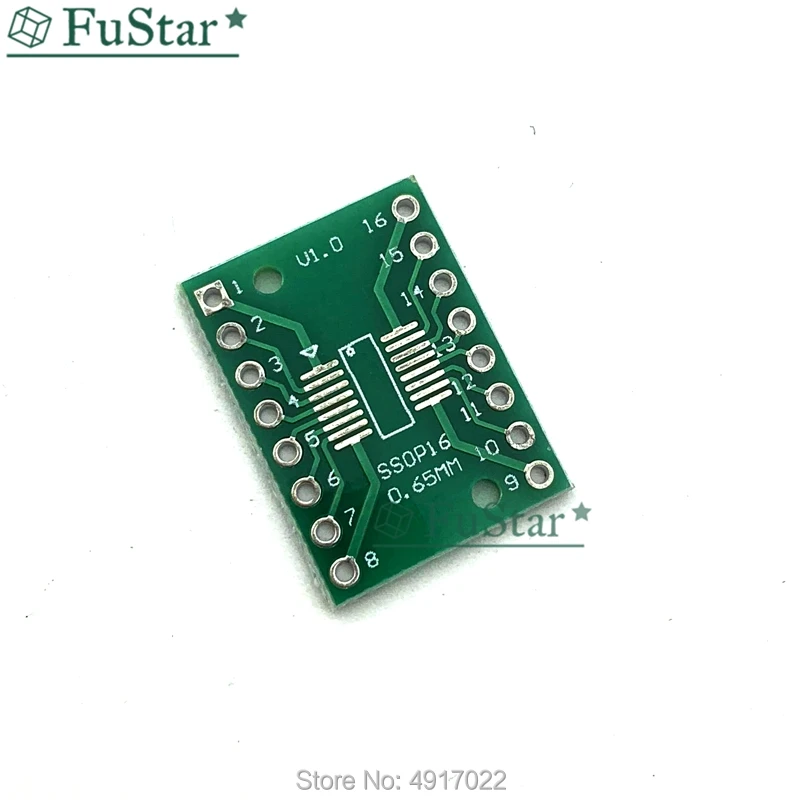 10 шт. SOP16 SSOP16 TSSOP16 для DIP Pinboard SMD 16 адаптер 0 65 мм/1 27 мм до 2 54 Pin Pitch PCB плата конвертер