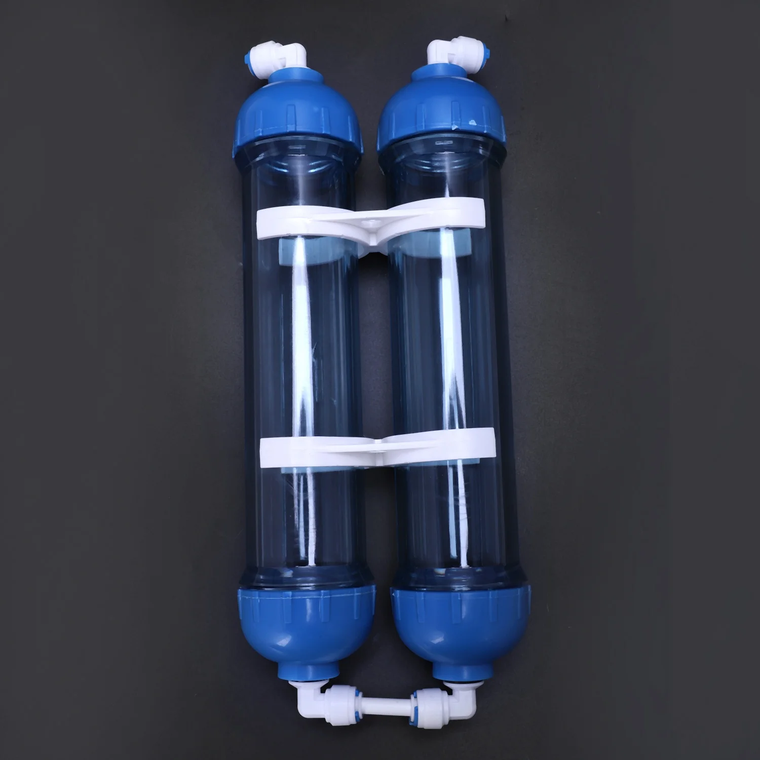 Water Filter 2Pcs T33 Cartridge Housing Diy T33 Shell Filter Bottle 4Pcs Fittings Water Purifier For Reverse Osmosis System Water Filter 2Pcs T33 Cartridge Housing Diy T33 Shell Filter Bottle 4Pcs Fittings Water Purifier For Reverse Osmosis System