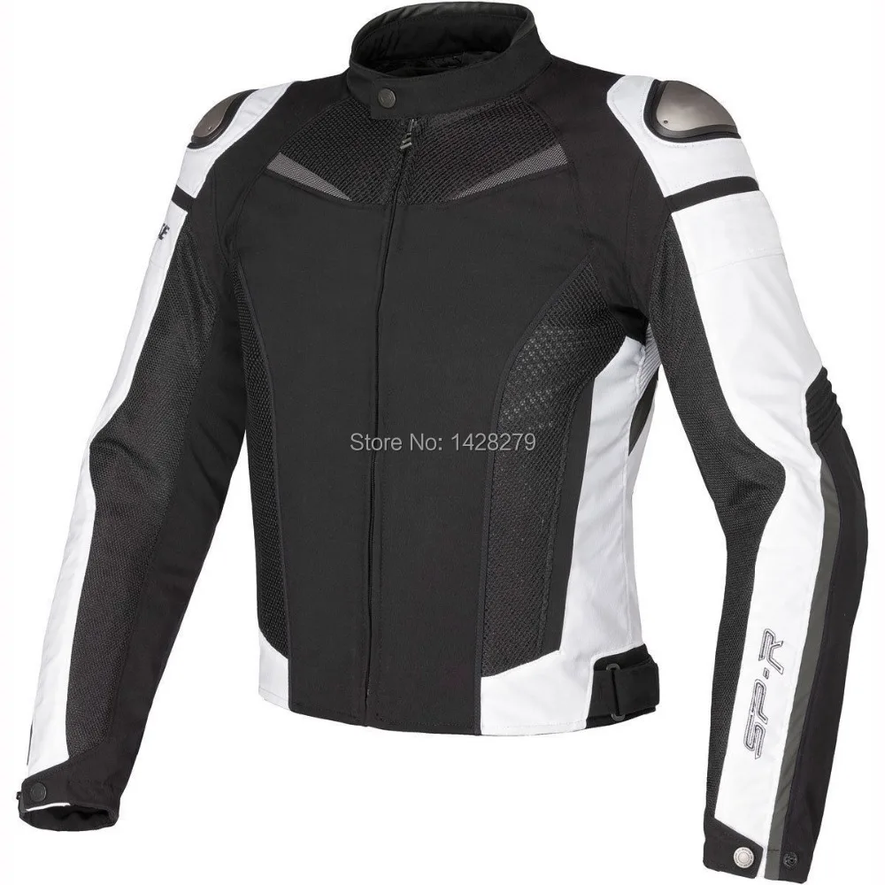 

Men's Super Speed Tex Textile Racing Riding Jacket with windproof lining 5 protectors 5 Colors Available