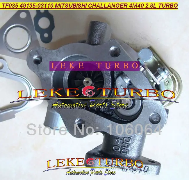 TF035HM 12T с водяным охлаждением 49135 03110 Турбокомпрессор для Mitsubishi PAJERO Delica Challenger 4M40