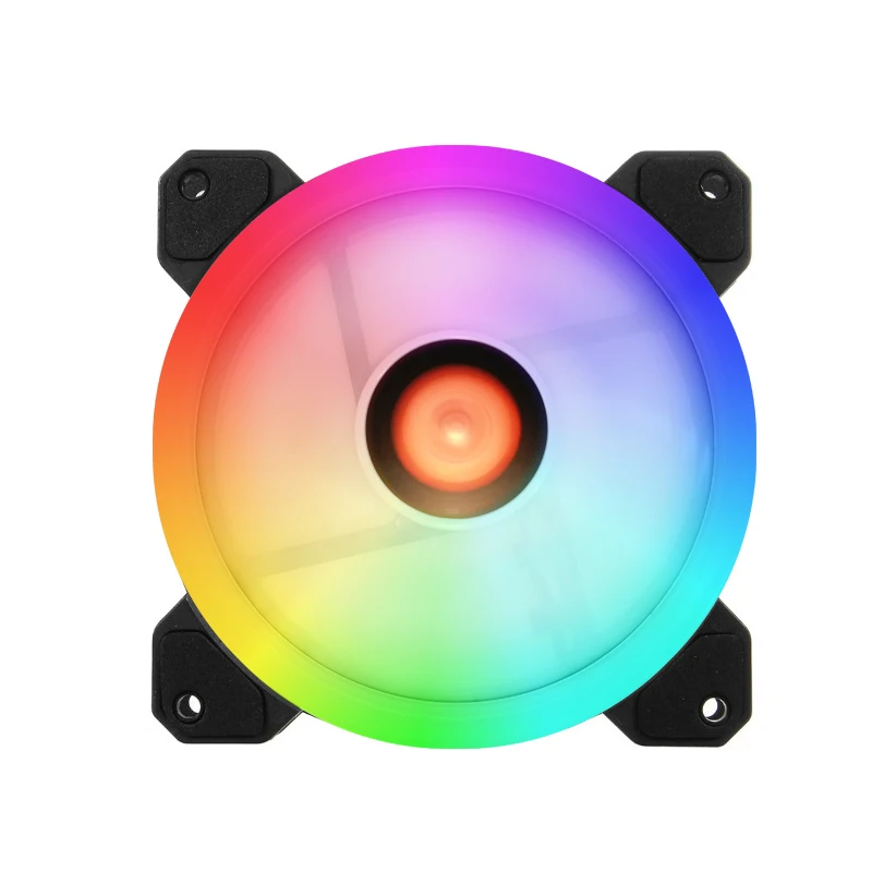 COOLMOON 3 шт. чехол для компьютера охлаждающий вентилятор RGB настраиваемый