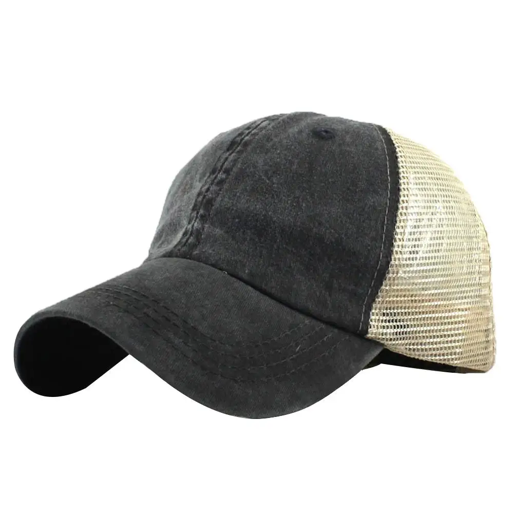 Весна и лето сетки бейсбольная Кепка унисекс Snapback Регулируемый хлопок бейсбол