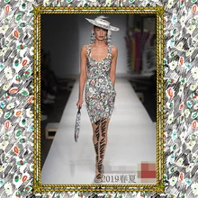 Новая швейная ткань с принтом глаз, платье, рубашка, модный материал, красивая полиэфирная ткань с принтом, на заказ 145 см в ширину