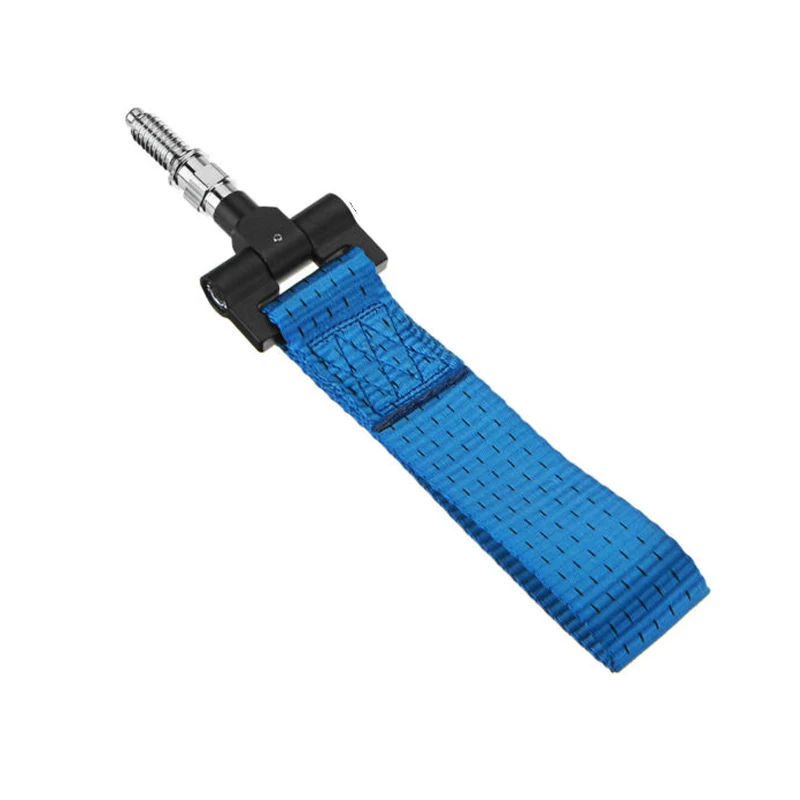 جديد الأحمر/الأزرق/الأسود النايلون سحب هوك حزام عالية الجودة سيارة حبل للسحب/هوك سحب القضبان ل BMW E 1 3 5 6 سلسلة X5 X6 1996-2014