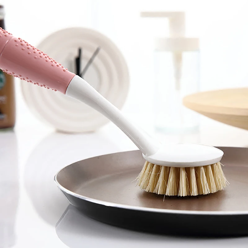Kitchen utensils Cooker Wash multiple colour long handle sink brush