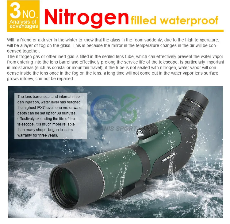 E.T Dragon New Arrival Tactical SP9 16-48X68 ED Glass Spotting Scope Green Color For Outdoor Hunting Shooting gs26-0014