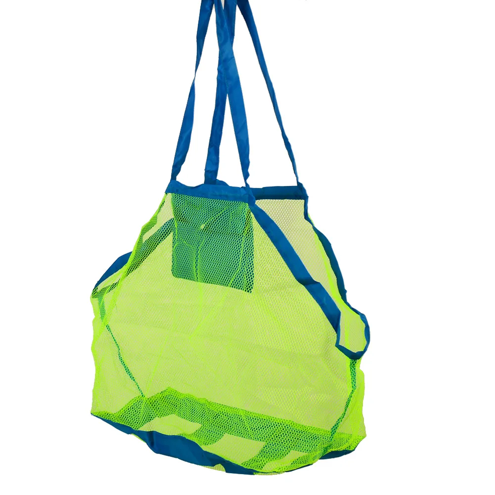 Пляжная сумка пляжная сумка в сеточку сумка коробка портативная переносная переноска игрушки Размер XL многоцветная