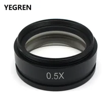 0.5X линза Барлоу рабочее расстояние 160 мм Вспомогательный объектив f/стерео микроскоп w/монтажный размер M42 M48 M50 M52 x 0,75 мм