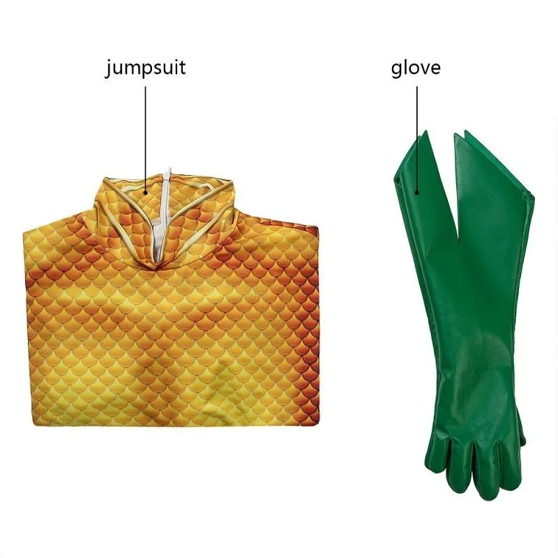 Аквамен Косплей Костюм Артура Карри Орина 3D принт для мужчин кожа Комбинезон из лайкры комбинезон фантазия взрослых Хэллоуин супергерой фильм