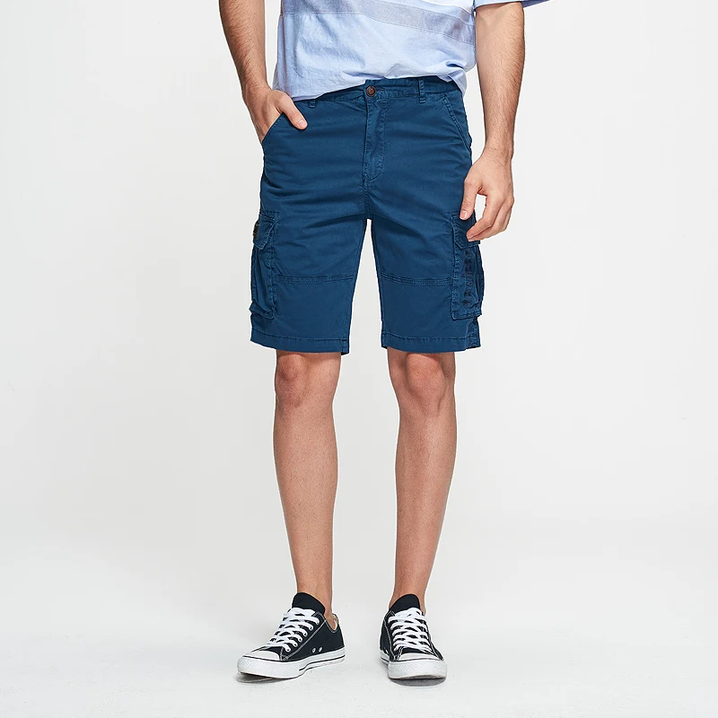 Htlb мужские летние модные клетчатые пляжные накладные карманы шорты мужские камуфляжные военные Короткие штаны шорты-бермуды