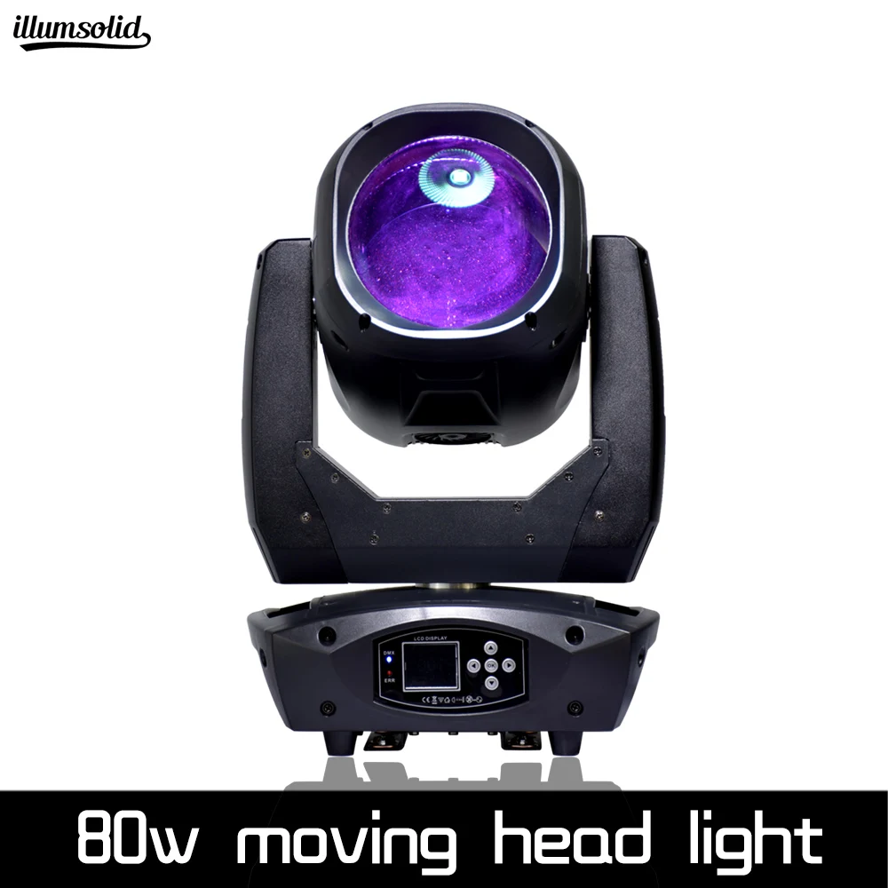 

80w led moving head disco light dmx512 dj light for stage party lights luces discoteca