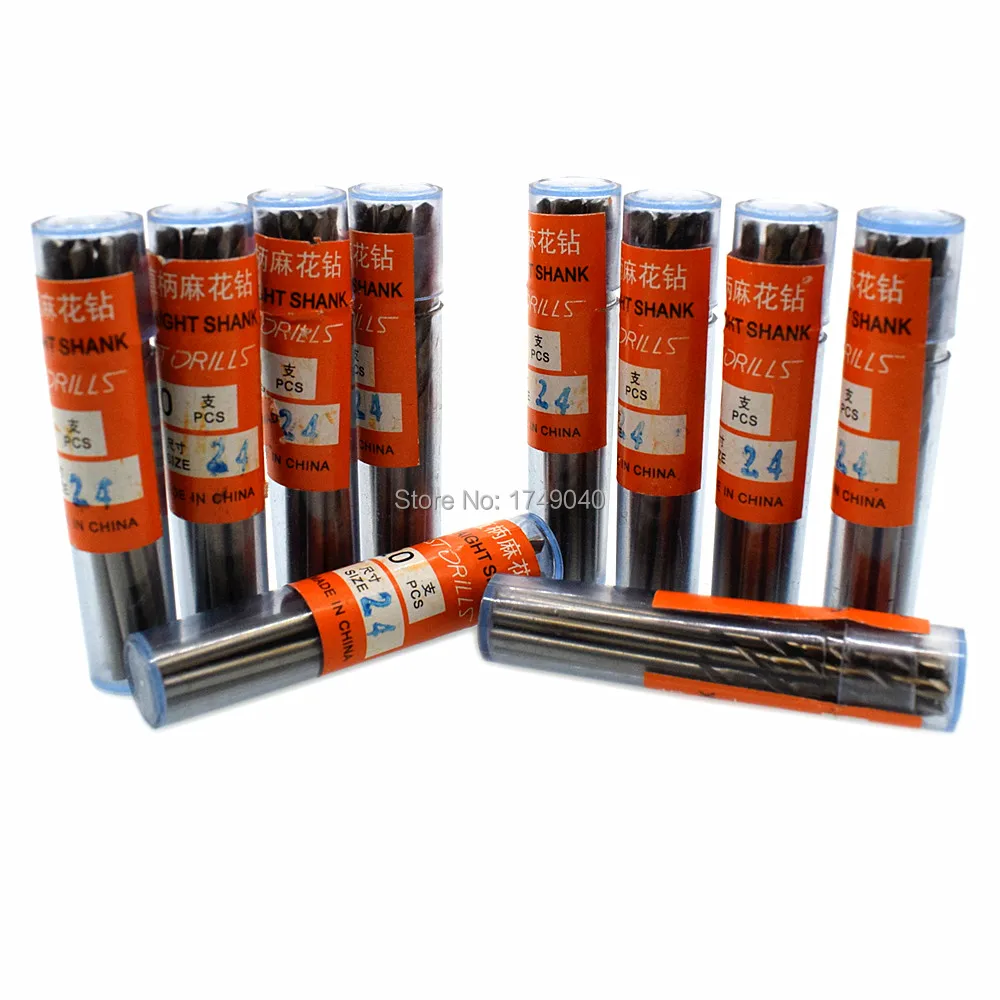 100pcs Drill Bit Set 2.4mm HSS Straight Shank Electrical Tool Micro Twist Drilling for Wood Aluminium Plastic Hole | Инструменты